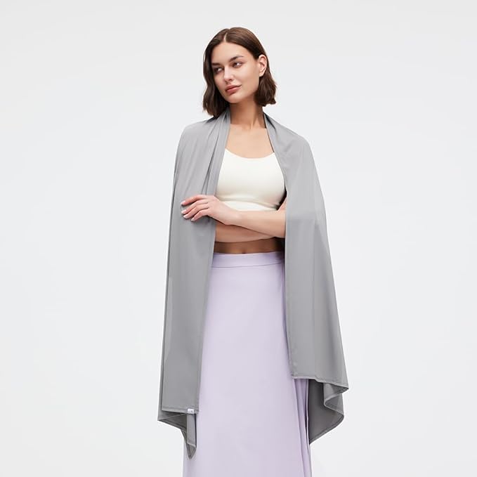 Sun Shawl UV Sun Protection UPF 50+ Beach Travel Scarf Wrap Summer Swimsuit Cover Up Cooling Blanket
