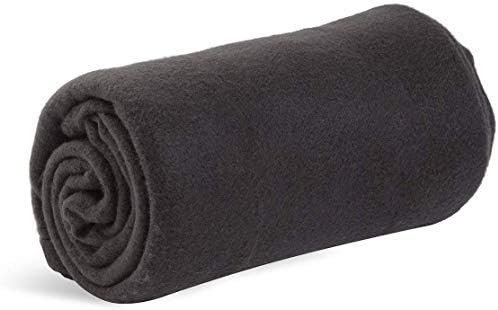 50x60 Throw Blankets, Ultra Soft Hypoallergenic Fleece Fall Throw Blanket for Livingroom, Couch, Chair, Bed, Black