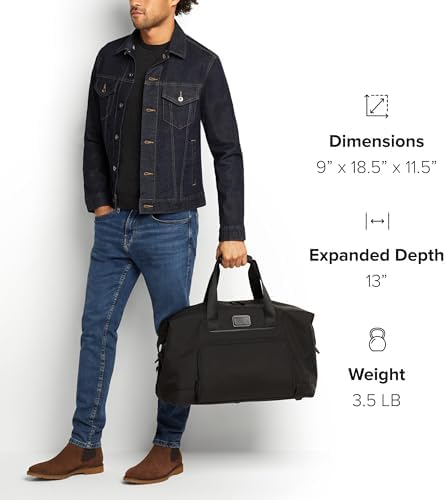 TUMI - Alpha Double Expansion Duffel - Business & Weekend Travel Duffel Bag - Designed for Durability & Functionality