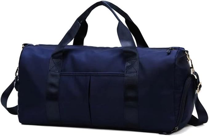 Men and Women's Travel Bag With Shoe Compartment Sports Tote Gym Bag Weekender Overnight Shoulder Bag