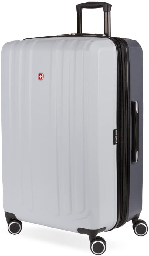 SwissGear Duet Expandable Luggage, Hard Shell Large Luggage with Spinner Wheels