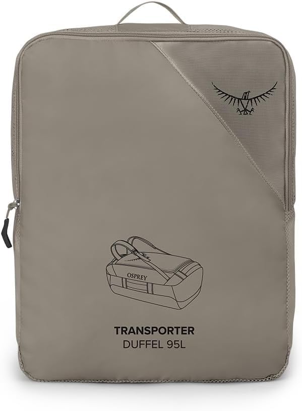 Osprey Transporter 40L Travel Duffel Bag, Black