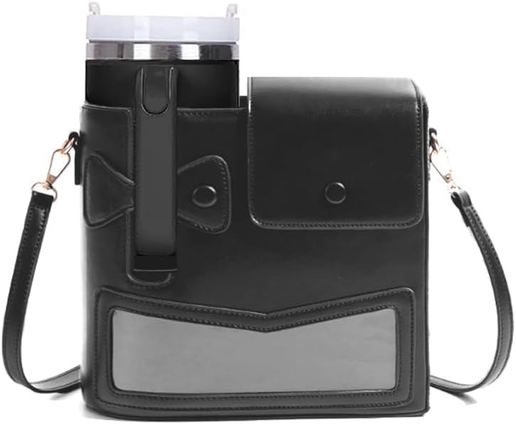 Stanley Purse Cup Holder Bag- Outdoor Portable Crossbody Bag for Stanley Cup Tumbler Purse