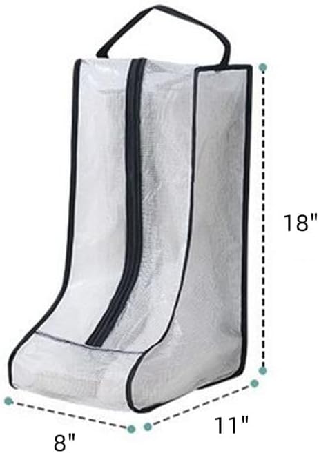 Portable 2 Pack Boots Storage,Tall Boots Storage/Protector Bag,Black Portable waterproof storage bags are used for travel storage,under the bed,wardrobe, shoe cabinet and other home storage