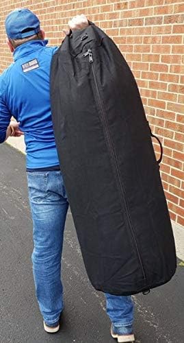 The BEST! GET the Farm Blue GI Zipper Duffel Bag - Enormous 30"x 50" XX Large Military Army Duffle w.Shouldr Strap- Best 4 summer camp, dorm laundry & moving-YKK Zips & 3 Grab Handls (Black, XX-Large)
