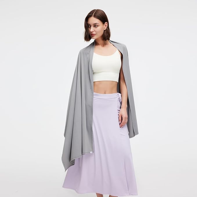 Sun Shawl UV Sun Protection UPF 50+ Beach Travel Scarf Wrap Summer Swimsuit Cover Up Cooling Blanket