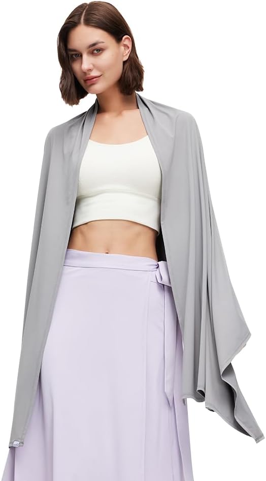 Sun Shawl UV Sun Protection UPF 50+ Beach Travel Scarf Wrap Summer Swimsuit Cover Up Cooling Blanket