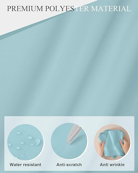 Packing Cubes 10 PCS, Mesh Breathable Luggage Organizers Bags, Packing Organizers, Durable Travel Essentials Bags Set, Travel Packing Organizers, Lake blue