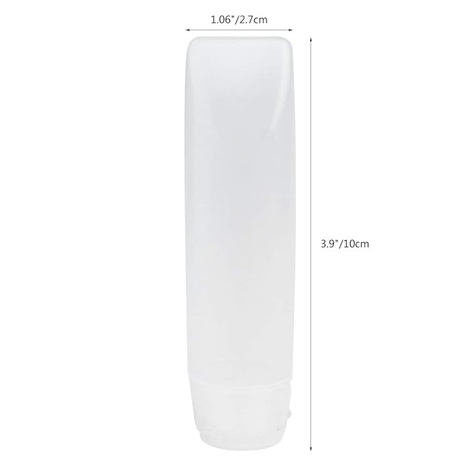 Nydotd 18 Pack Travel Size Plastic Squeeze Bottles for Liquids, 30ml/1Oz TSA Approved Makeup Toiletry Cosmetic Containers, Leak-Proof with Flip Caps, Refillable