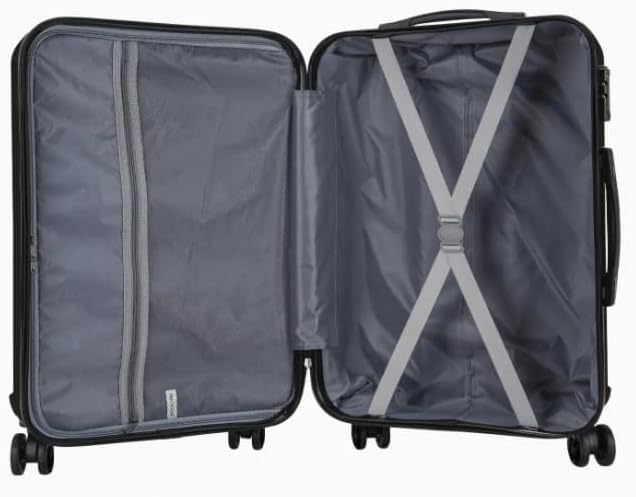 ABS Luggage Suitcase, Spinner Hardshell Lightweight, Stylish & Durable Suitcase with 360° Wheels for Smooth Travel, Perfect for Carry-On, Ideal for Business, Vacations & Weekend Getaways Blue (28inch)