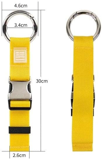 2PCS Heavy Duty Add a Bag Luggage Strap Jacket Gripper,Carry-on Baggage Suitcase Straps Belts Travel Accessories