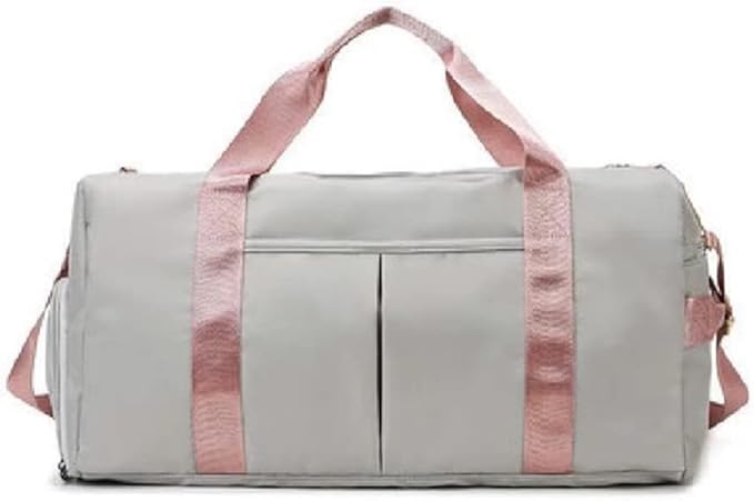 Men and Women's Travel Bag With Shoe Compartment Sports Tote Gym Bag Weekender Overnight Shoulder Bag