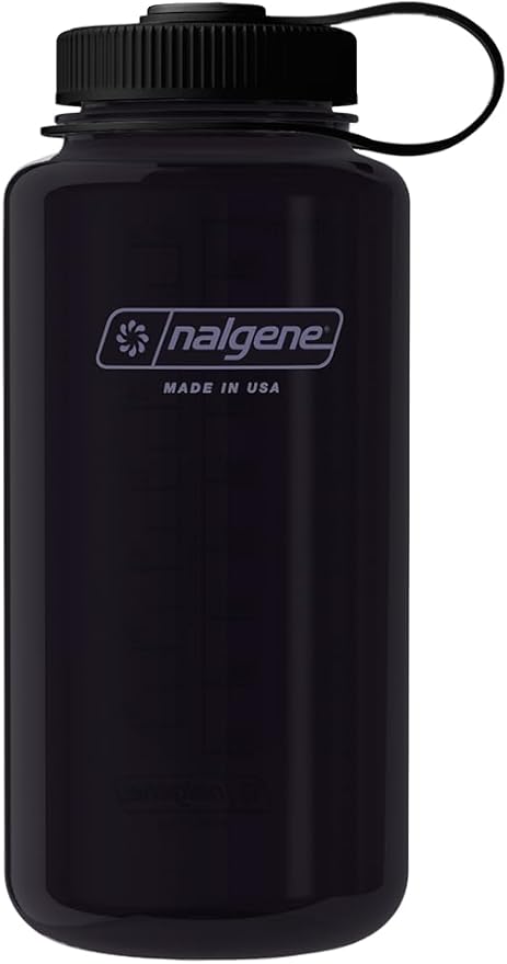 Nalgene 32 oz Wide Mouth Water Bottle | BPA-Free, Durable & Leak Proof, Lightweight Bottle for Hiking & Gym, Work & Travel