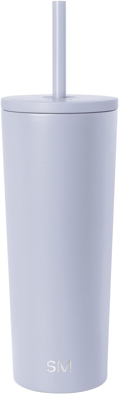 Simple Modern Classic Tumbler with Straw Lid | Insulated Iced Coffee Cup Reusable Stainless Steel Water Bottle Travel Mug | Gifts for Women Men Her Him | 24oz | Dreamscape