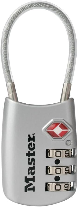 Master Lock 4688D Set Your Own Combination TSA Approved Luggage Lock, 1 Pack, Assorted