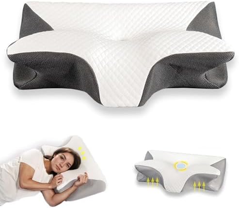 Neckhaven Pillow, Cervical Neck Pillow, Dreamers Relief Pillow for Pain Relief & Sleeping, Ergonomic Contour for Side Sleepers, Necks and Shoulder Support