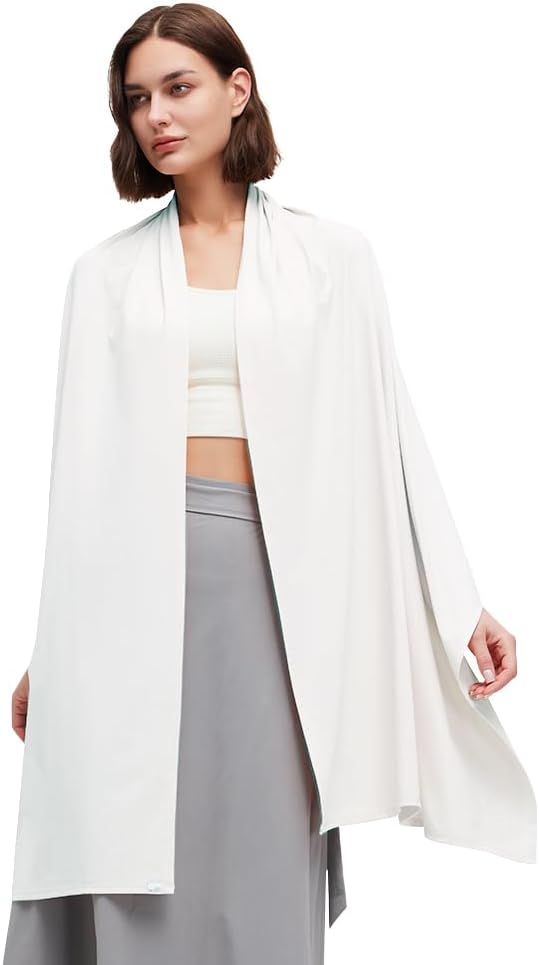 Sun Shawl UV Sun Protection UPF 50+ Beach Travel Scarf Wrap Summer Swimsuit Cover Up Cooling Blanket