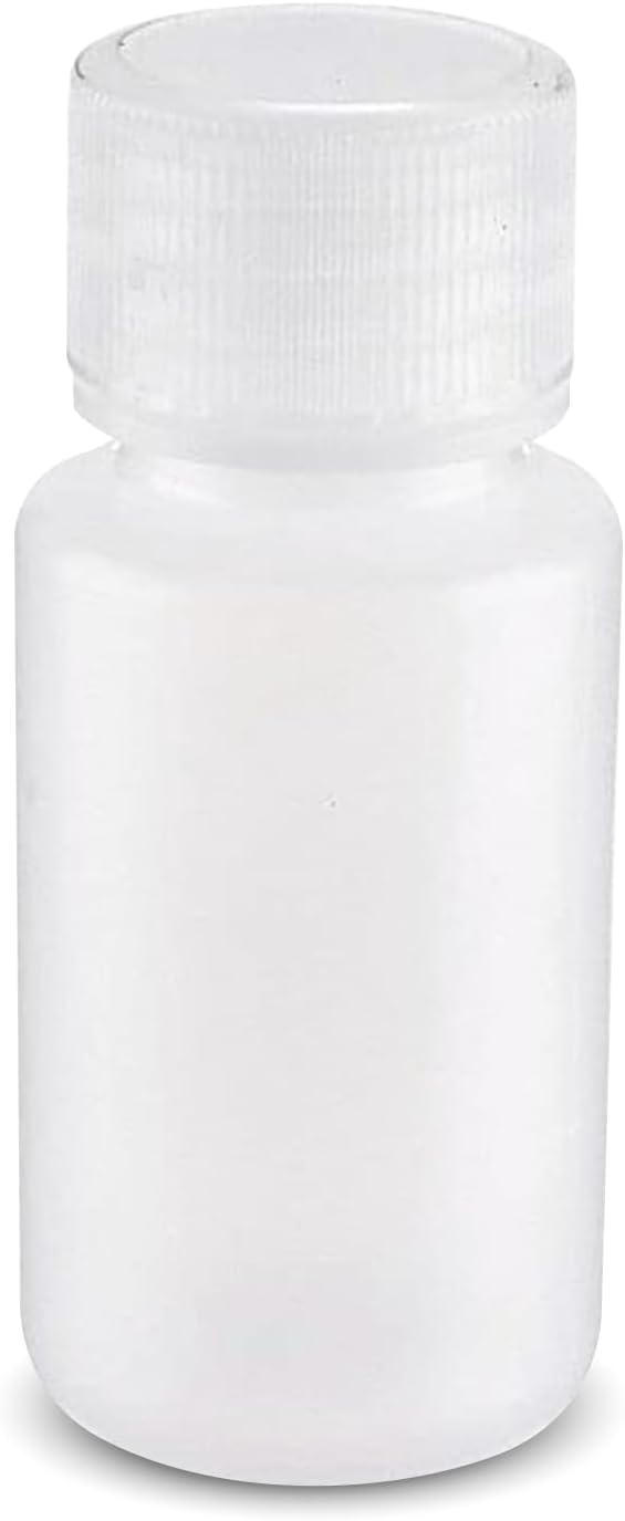 United Scientific™3 Oz Travel Bottles for Toiletries - Leak Proof Toiletry Bottles with Lined Polypropylene Lid - TSA Approved Travel Containers, Clear Screw Top Small Bottle for Liquids, Pack of 6