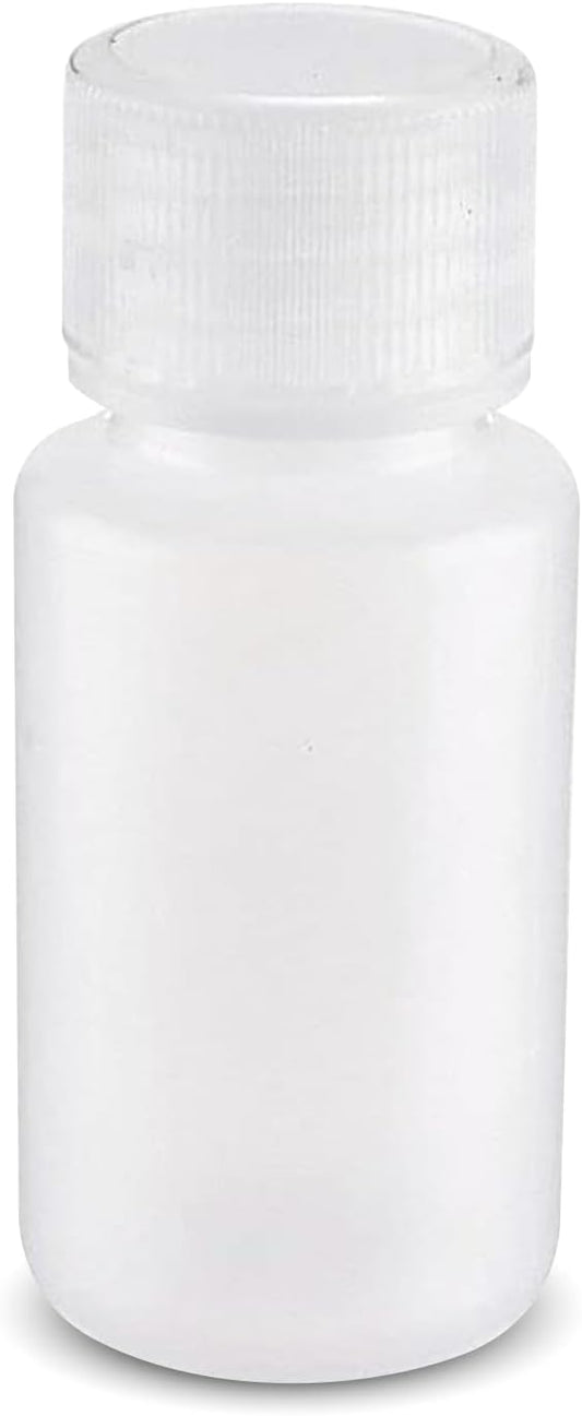 United Scientific™3 Oz Travel Bottles for Toiletries - Leak Proof Toiletry Bottles with Lined Polypropylene Lid - TSA Approved Travel Containers, Clear Screw Top Small Bottle for Liquids, Pack of 6