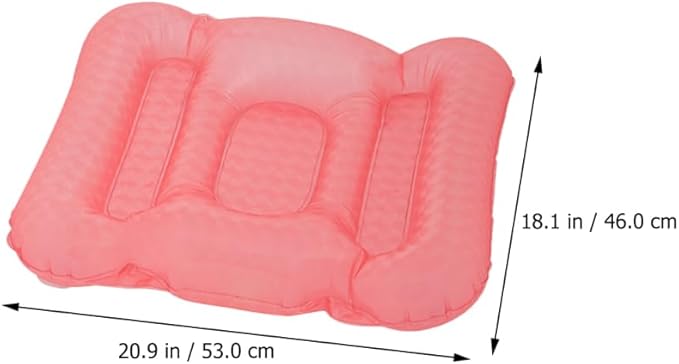 1pc Inflatable Bathtub Seat Cushion with Cups Ergonomic Design for Comfort Water-Filled for Hot Cold Use Relaxing Baths