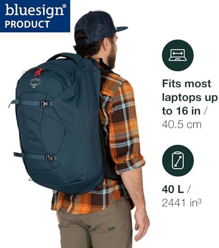 Osprey Farpoint 40L Men's Travel Backpack, Black