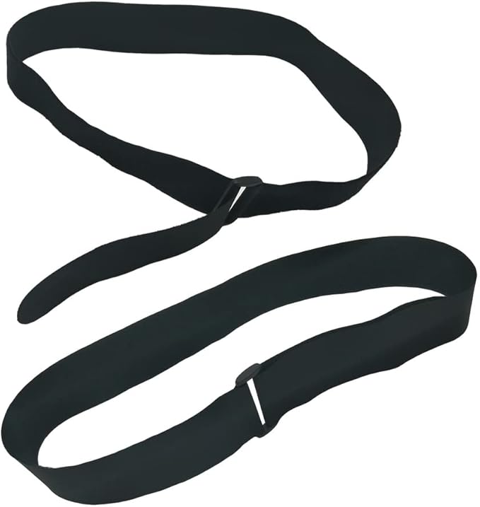 YiwerDer 6Pcs 40" x 2" Nylon Heavy Duty Reusable Hook and Loop Cinch Straps, Adjustable Fastening Securing Cable Straps, Black