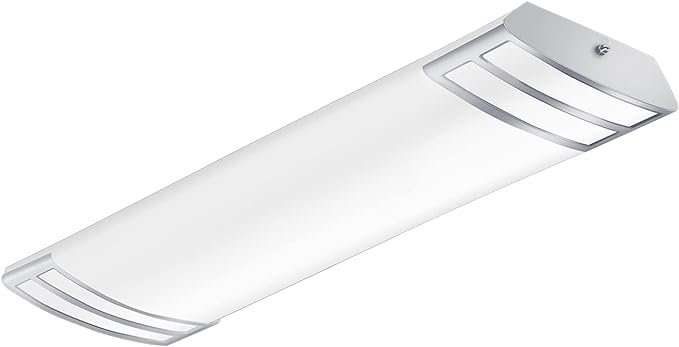 2FT LED Light 20W 2200lm LED Linear Flush Mount Lights, 4000K Neutral White, 2 Foot Kitchen LED Lighting Fixture Ceiling for Craft Room, Laundry, Fluorescent Tube Replacement