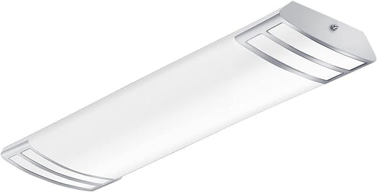 2FT LED Light 20W 2200lm LED Linear Flush Mount Lights, 4000K Neutral White, 2 Foot Kitchen LED Lighting Fixture Ceiling for Craft Room, Laundry, Fluorescent Tube Replacement