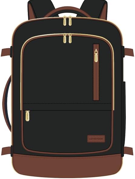 LOVEVOOK 40L Travel Backpack for Women Men with Garment Bag, Airline Approved Carry on Luggage Travel Essentials