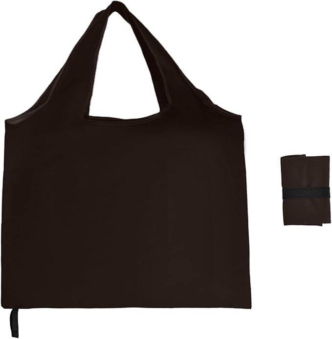 Washable Reusable Grocery Bags, Foldable Reusable Shopping Bags, Polyester Tote, Pocket Size Carrier