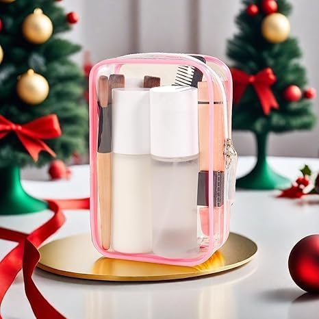 2 Packing Cubes 1 Quart Size Travel Bag TSA Approved Toiletry Bag Clear Small Purse Pouch International Long Flight Must Haves for Toiletries Makeup Liquids Airplane Europe Vacation Essentials