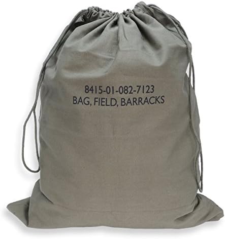 Rothco Canvas Barracks Bag Multi-Functional, Dependable, and Durable for Field Use and Travel, Olive Drab - 24" x 32"