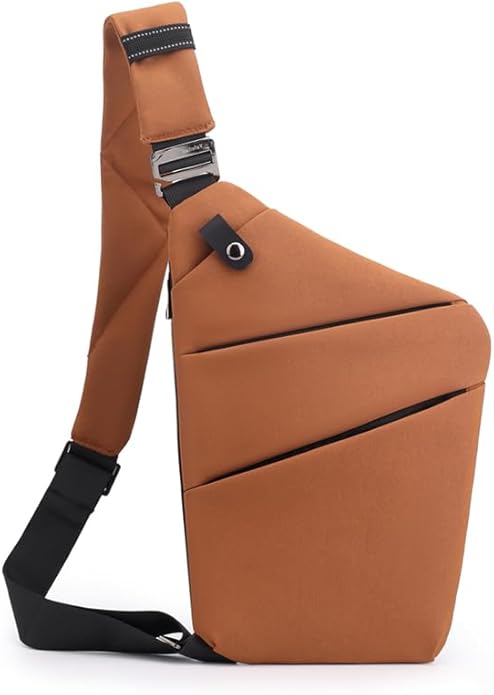 Anti Theft Travel Bag, One Shoulder Large Capacity Cross-body Bag Chest Fashion Lightweight Sling Bags for Travel Sports