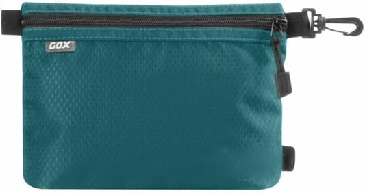 GOX Small Toiletry Bag for Men Bulk Cosmetic Bag Dopp Kit Carry On Zipper Pouch Organization Nylon Small Packing Sack Waterproof (Turquoise)