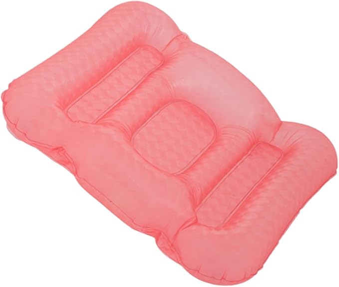 1pc Inflatable Bathtub Seat Cushion with Cups Ergonomic Design for Comfort Water-Filled for Hot Cold Use Relaxing Baths