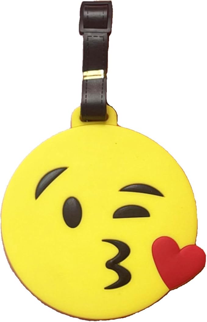 Tapp C. Travel Luggage Name Tag - Cute Emotion / KissingHeart