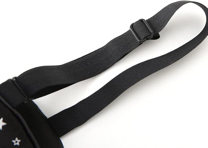 Tim & Tina 100% Silk Sleep Mask Comfortable,Super Soft Blindfold Eye mask Block Light for Sleeping,Shift Work,Naps,Travel,Yoga with Adjustable Strap (Silvery Stars)