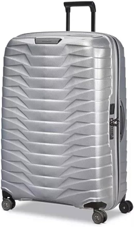 Samsonite Proxis Hardside Expandable Luggage with Spinners, XLarge Spinner, SILVER