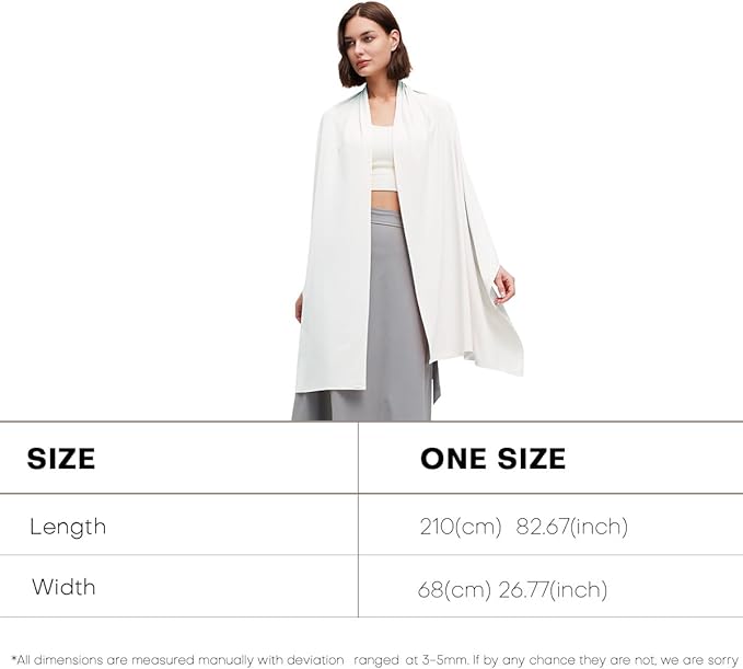 Sun Shawl UV Sun Protection UPF 50+ Beach Travel Scarf Wrap Summer Swimsuit Cover Up Cooling Blanket
