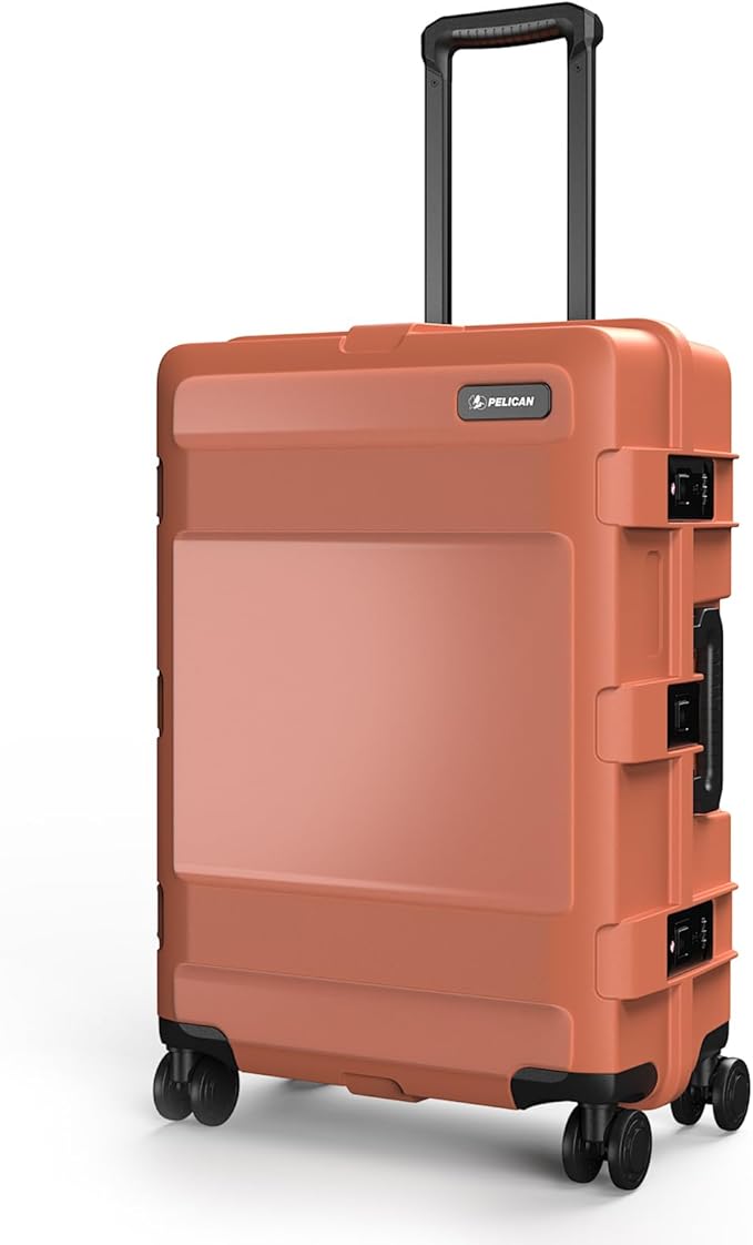 Pelican ATX 25 Inch Hard-Side Medium Size Check-In Luggage Suitcase (Clay)