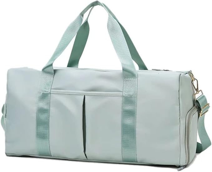 Men and Women's Travel Bag With Shoe Compartment Sports Tote Gym Bag Weekender Overnight Shoulder Bag