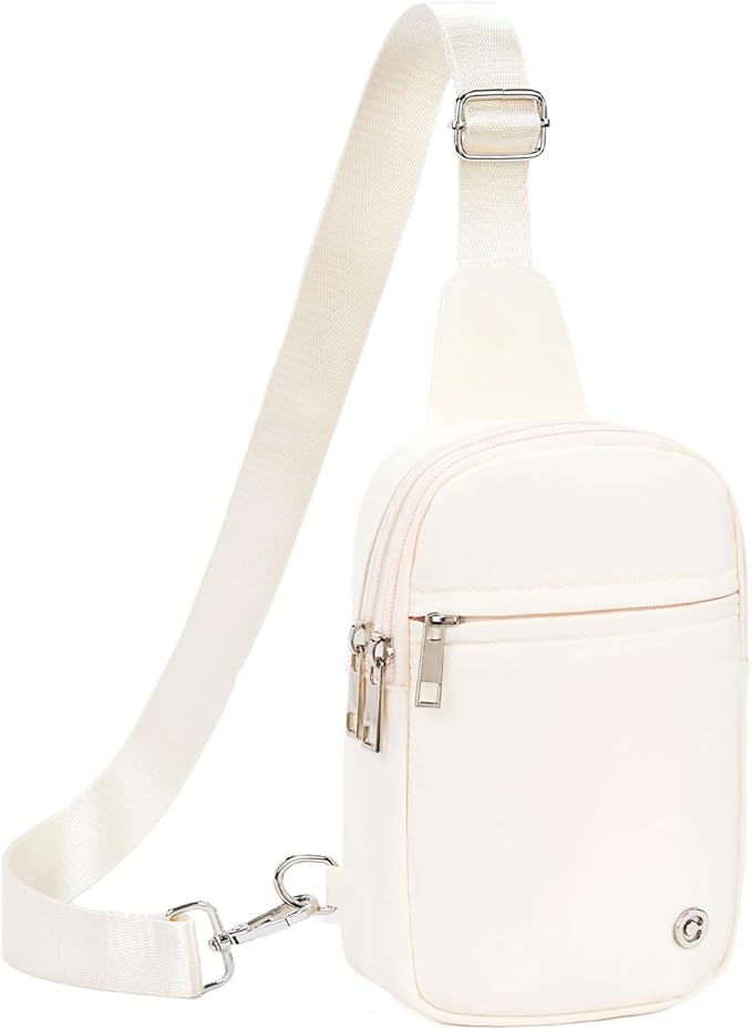 CHOLISS Small Sling Bag for Women and Men, Crossbody Bags Trendy Fanny Packs Chest Bag with Extended Strap