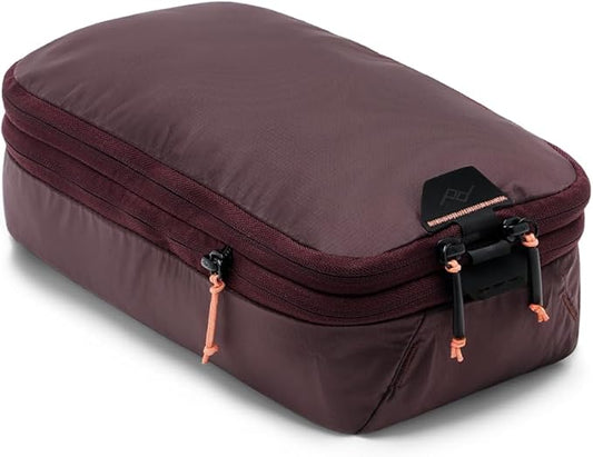 Peak Design Packing Cube, Eclipse, Weatherproof Luggage Cube with Dual Compartment Organization, Expansion and Compression, Zipper Opening, Travel Organizer for Men and Women, Size S