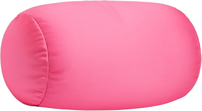 Squishy Microbead Neck Pillow, 7Inch x 12Inch Soft Travel Body Bed Pillow Bean Pillow for Kids Adult Chair Sleeping Car Seat, Fun Dormroom