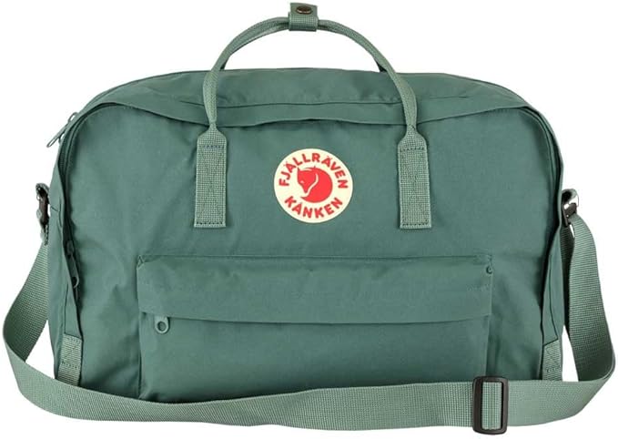 Fjallraven Kanken Weekender Bag, Large Travel Tote and Duffel for Overnight and Everyday Carry, Frost Green