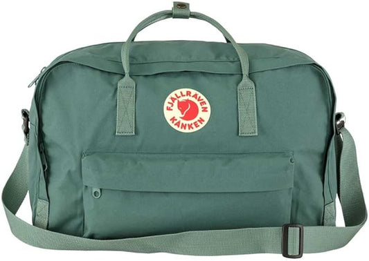 Fjallraven Kanken Weekender Bag, Large Travel Tote and Duffel for Overnight and Everyday Carry, Frost Green