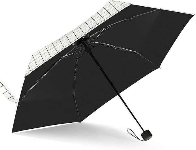 GAOYAING Compact Travel Umbrella with Case Sun&Rain Lightweight Small and Compact Suit for Pocket