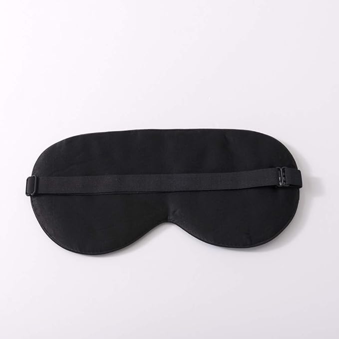 Tim & Tina Silk Sleep Mask for Women Men Comfortable Blindfold Eye Mask with Adjustable Strap for Travel Yoga Nap Shift Work (Light Blue)