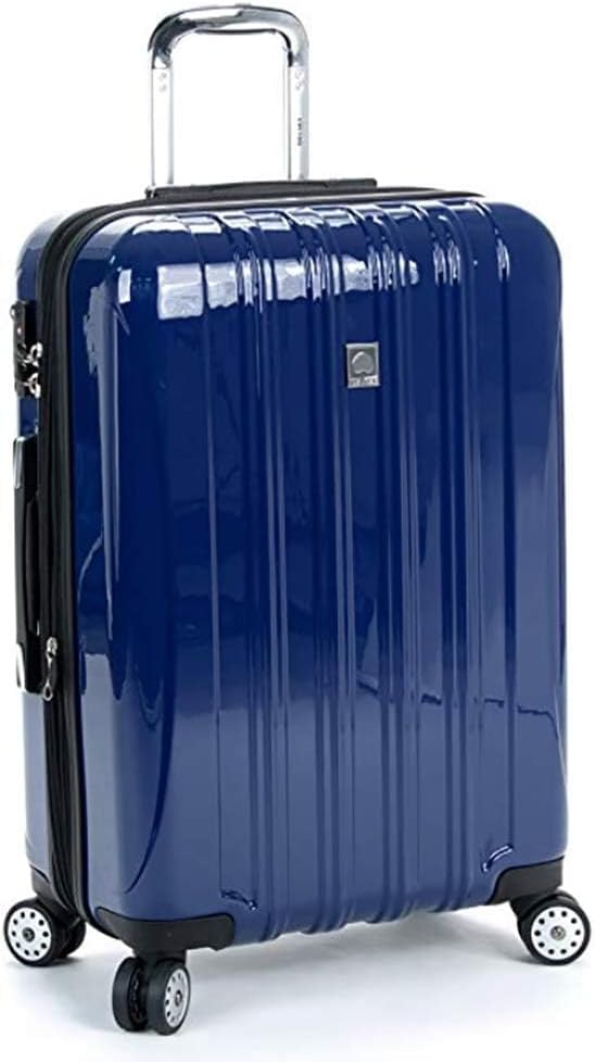 DELSEY PARIS Helium Aero Hardside Expandable Luggage with Spinner Wheels, Blue Cobalt, 2-Piece Set (21/24)