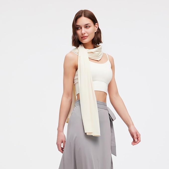 Sun Shawl UV Sun Protection UPF 50+ Beach Travel Scarf Wrap Summer Swimsuit Cover Up Cooling Blanket